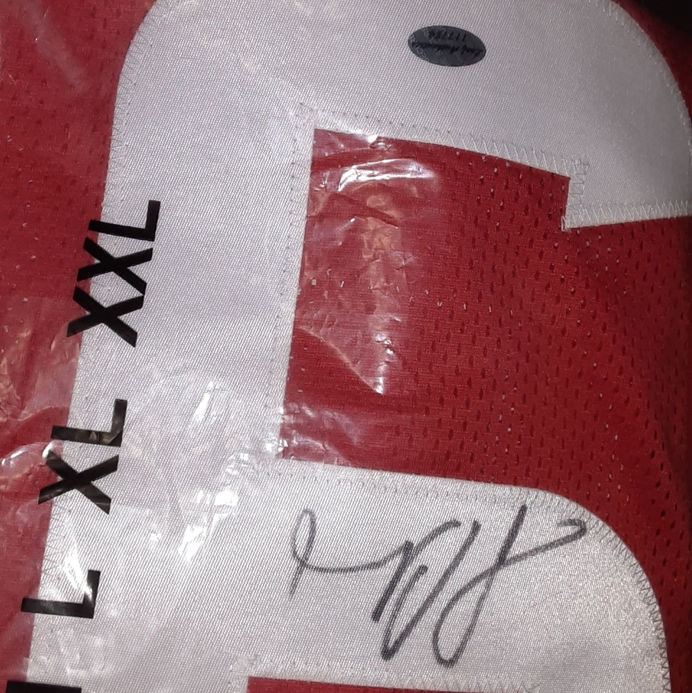 Keenan Allen Custom autograph jeresey J. Clowney2